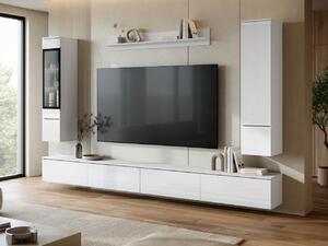 Mirjan24 Nábytok do obývacej izby Sawoti VIII + LED, Farby: biela / biely lesk 5903211513930