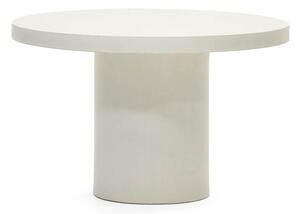 MUZZA Konferenčný stolík blava Ø 120 cm biely