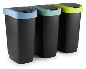 Odpadkový kôš z recyklovaného plastu 50 l Twist - Rotho