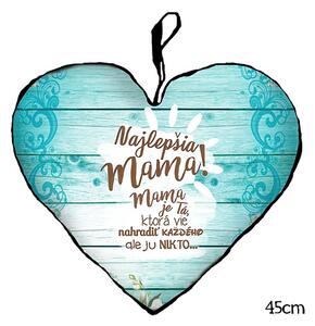 Lawli Vankúš srdce Najlepšia mama 45cm