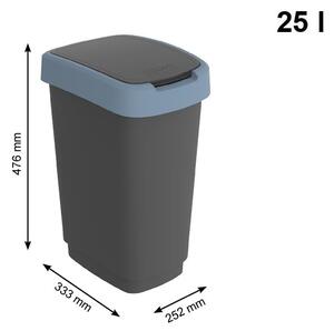 Odpadkový kôš z recyklovaného plastu 25 l Twist - Rotho