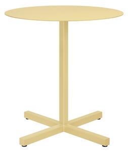 Záhradný stolík Chop, Round, Beige – Hem
