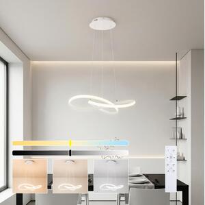 Brilagi - stmievateľný LED luster na lanku INFINITY LED/55W/230V 50x50 cm biely + DO