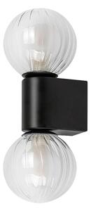 RABALUX 75022 Colzar nástenné svietidlo nad zrkadlo D100mm 2xG9 IP44 matná čierna