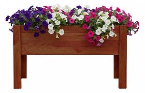 ATMOWOOD Vyvýšený drevený truhlík 90 cm - teak
