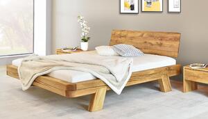 Manželská dubová posteľ MIA (160,180 alebo 200 x 200)