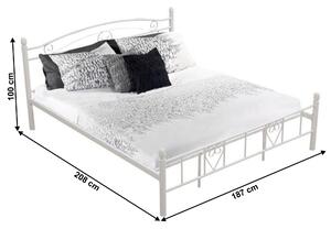 Manželská posteľ 180 cm Birdie (biela). Vlastná spoľahlivá doprava až k Vám domov. 1065241