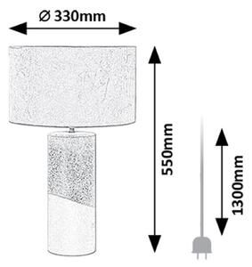 RABALUX 74219 Yelda stolná lampa D330mm 1xE27 hnedá, zlatá