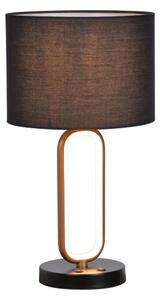 RABALUX 74044 Domiro stolná lampa D250mm 1xE27+LED 8W/300lm 3000K zlatá, čierna