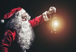 Magnetický kryt radiátora Vianočné ozdoby Santa Claus 60x100