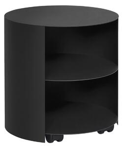 Odkladací stolík Hide, Jet Black – Hem