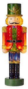 X-MAS LED Luskáčik sklenený 30 cm - červená