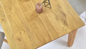 Dubový stôl MIREK ( 160 x 90 cm) + jedálenské stoličky AROSA
