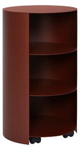 Stolík Hide Pedestal, Red Brown – Hem