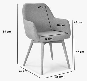 Čalúnená stolička do jedálne - SKY - ARTE 84B