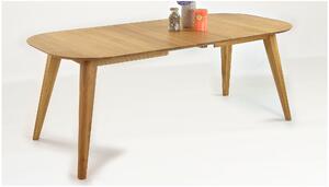 Dubový stôl do jedálne OTAWA (rozkladací stôl)