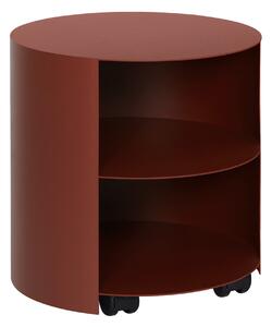 Odkladací stolík Hide, Red Brown – Hem
