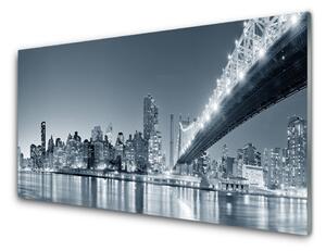 Nástenný panel  Mesto most architektúra 100x50 cm