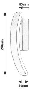 RABALUX 71088 Jarnelle nástenné svietidlo LED 12W/800lm 3000K saténová chrómová, biela