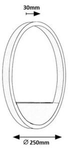 RABALUX 71310 Thric nástenné svietidlo D250mm LED 15W/960lm 3000K čierna, zlatá, biela