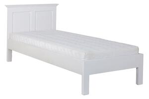 Biela posteľ z dreva 90 x 200 AKCIA