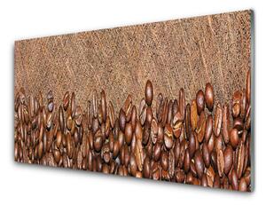 Nástenný panel  Káva zrnká kuchyňa 100x50 cm