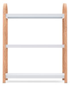 REGÁL, prírodná farba, biela, jaseň, eukalyptové drevo, 72/90/25 cm Umbra - Regály, Online Only
