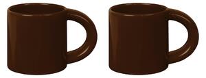 Sada hrnčekov Bronto, Brown, 2 ks – Hem