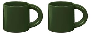 Sada hrnčekov Bronto, Green, 2 ks – Hem