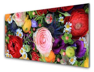 Nástenný panel  Kvety rastlina príroda 120x60 cm