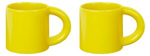 Sada hrnčekov Bronto, Yellow, 2 ks – Hem