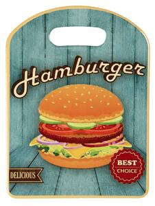 Doska na krájanie HAMBURGER keramika