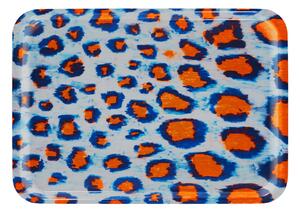 Podnos Monster Rectangular, Medium, Coral / White / Ultramarine Blue – Hem