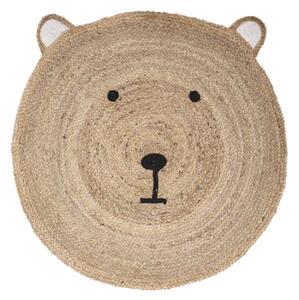 Detský koberec Bear, (fi) 100 cm, béžová
