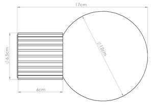 Sollux SL.1717 - Kúpeľňové nástenné svietidlo HALO 1xG9/8W/230V IP44 krémová