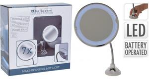 ADH Zrkadlo flexi s LED svetlom 24x6x29cm