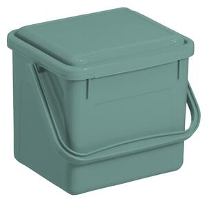 S - Odpadkový kôš na bio odpad, Kompostér BIO, matná zelená, 5 l