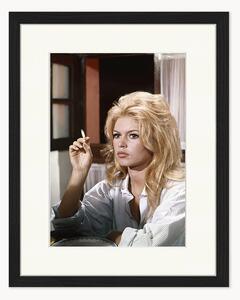 Ručne vyrobená zarámovaná fotografia Brigitte Bardot