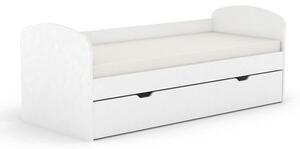Pohodlná posteľ so zásuvkou, 80 - 10 farebných prevedení (d23474)