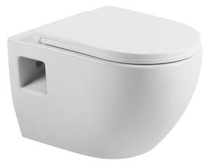 Erga Astrid, závesná WC misa 510x360x360mm, Rimless + toaletné sedadlo s pomalým zatváraním, biela, ERG-V03-ASTRID-RIM-WH