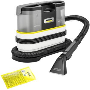Kärcher SE 2 Spot, Handheld, Koberec, Čalúnenie, 1,5 L, 0,8 L, 450 W, Čierna, Šedá, Biela
