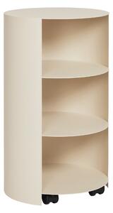 Stolík Hide Pedestal, Light Ivory, Hladký – Hem