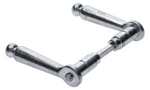 Kovian-Prod Kľučka 130x60mm, priemer osadenia 18mm, zinok, pár