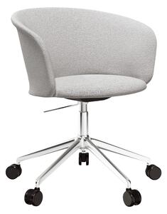 Stolička Kendo 5-star Castors, Porcelain, Hliník – Hem