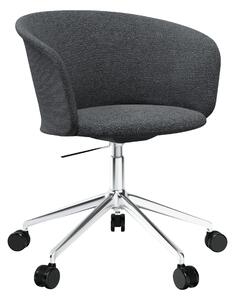Stolička Kendo 5-star Castors, Graphite, Hliník – Hem