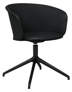 Stolička Kendo 4-star Return, Black Leather, Black – Hem
