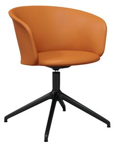 Stolička Kendo 4-star Return, Cognac Leather, Black – Hem