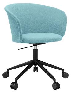 Stolička Kendo 5-star Castors, Icicle, Black – Hem