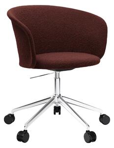 Stolička Kendo 5-star Castors, Conker, Hliník – Hem