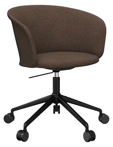 Stolička Kendo 5-star Castors, Rosewood, Black – Hem